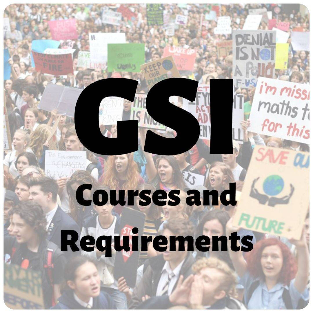 GSI Courses and Requirements